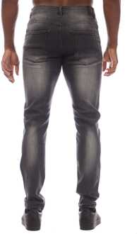 Bench Heren Bench Duddley Slim Jeans in Grijs - 38W/30L