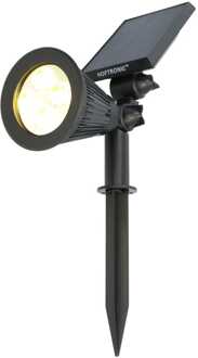 Bend Solar prikspot Zwart IP65 3000K