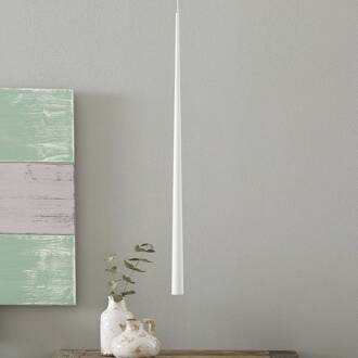 Bendis - slanke LED hanglamp in wit