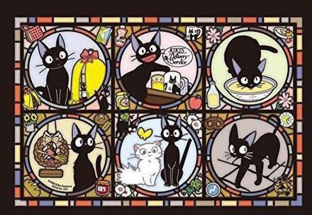 Benelic GHIBLI - Kiki's Delivery Service - Crystal Jigsaw Puzzel 18x25cm