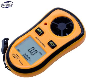 BENETECH Digitale Thermometer Anemometer + infrarood thermometer Wind Gauge Meter Voor Temperatuur huidige air velocity flow GM8908