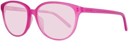 Benetton Mannen Zonnebril 56/16/140 mm Kunststof Roze - One Size