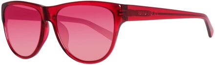 Benetton Mannen Zonnebril 57/16/140 mm Kunststof - maat Rood