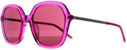 Benetton Rond Dames Melkachtig Paars Rood BE7039 - maat