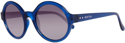 Benetton Vrouwen Zonnebril 53/15/140 mm Geïnjecteerd Blauw
