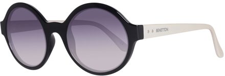 Benetton Vrouwen Zonnebril 53/15/140 mm Geïnjecteerd Zwart