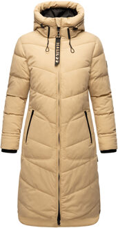 Benikoo dames winterjas – lang, warm & stijlvol Beige