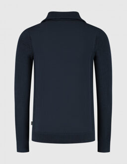 Benjamin 240487 70003 dark navy heren schippers trui Beige - M