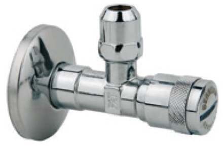 BENKISER-Haakse-kraan, 1/2"ET x 3/8" x 10 mmQ, met filter/rozet - 98625175