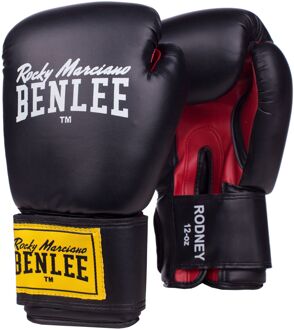 BenLee Rodney Bokshandschoenen  Vechtsporthandschoenen - Unisex - zwart/wit/rood/geel