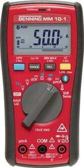 Benning MM 10-1 Multimeter Digitaal Datalogger CAT IV 600 V Weergave (counts): 6000