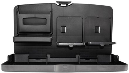 Benoo Zwart Abs Multi-Functionele Draagbare Opvouwbaar Car Seat Tray Zwart Tafel Auto Voertuig Seat Portable Voor Voedsel/maaltijd/Snack Tray 1 stk