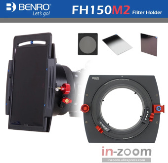 Benro FH150M2 Filter Holder 150mm Square Filter System ND/GND/CPL Filters Holder For Above 14mm Ultra-Wide Lens Free Shipping