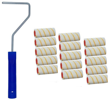 Benson 15x verfrollers / vachtrollers incl rollerbeugel 10 cm