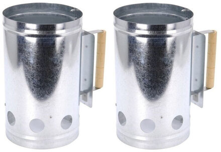 Benson 2x stuks Barbecue briketten starters 27 x 17 cm