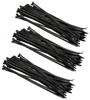 Benson 300x kabelbinders tie-wraps zwart 3,6 x 200 mm - Action products