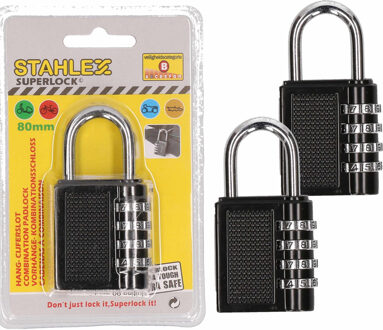 Benson 3x Hangslot / cijferslot 40 mm