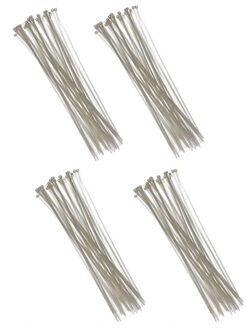 Benson 400x kabelbinders tie-wraps wit 3,6 x 200 mm - Action products