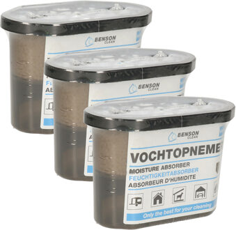 Benson 4x benson vochtopnemer - 500 ml - vochtvanger - voorkomt geurtjes en schimmels