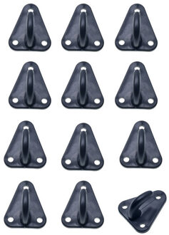 Benson Aanhangwagen haak - 12dlg - zwart - metaal -?40 x 45 mm - voor aanhangwagennet