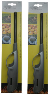 Benson Aansteker - 2x stuks - 27 cm - BBQ - keuken aansteker