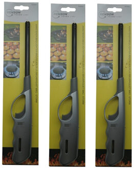 Benson Aansteker - 3x stuks - 27 cm - BBQ - keuken aansteker