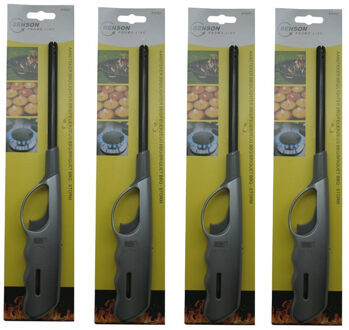 Benson Aansteker - 4x stuks - 27 cm - BBQ - keuken aansteker
