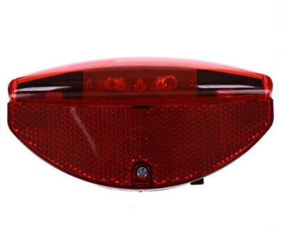 Benson Achterlicht - staartreflector - voor fiets - 3x LED - universeel - batterij achterlicht Rood