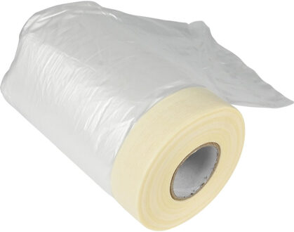 Benson Afdekfolie zelfklevend - transparant - 55 cm x 20 m - schilderbenodigdheden - afdekfolie