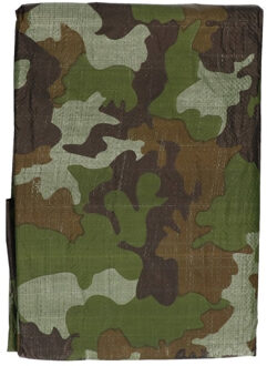 Benson Afdekzeil - leger camouflage - kunststof - 3x4 m - dekkleed