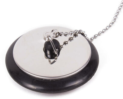 Benson Afvoerstop - 40mm / 30 cm - gootsteen dop - gootsteenstopper - met RVS ketting