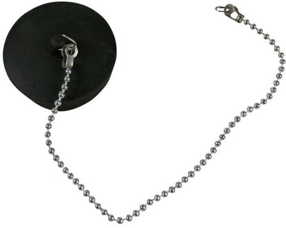 Benson Afvoerstop - 44mm / 25 cm - gootsteen dop - gootsteenstopper - met RVS ketting