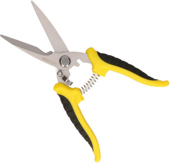 Benson allesknipper schaar - universele schaar met vergrendelsysteem - 20 cm Geel