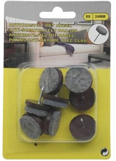 Benson Antikras meubelvilt - 8-delig - met nagel - bruin