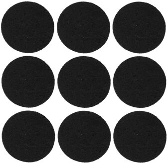 Benson Antikrasvilt - zelfklevend - 16x stuks - 1.9 cm - zwart - meubelviltjes