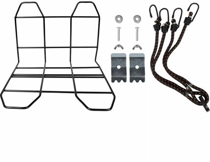 Benson Bagagedrager Verbreder - metaal - zwart - 28x27 cm - incl bagagespin