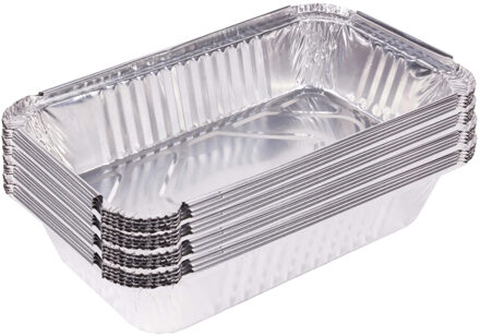 Benson BBQ grill-schalen - 32x - aluminium - 25 x 14 x 5,5 cm - barbecue / oven