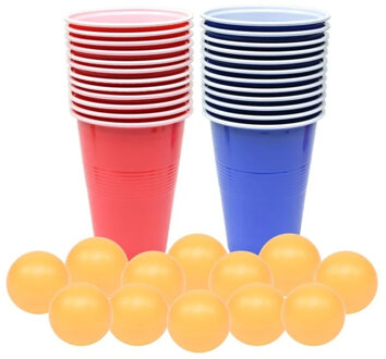 Benson Beerpong set - 48 delig - 24 bekers - 24 balletjes