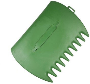 Benson Bladgrijper/Bladhark - 2-delig - groen - kunststof - 34 x 26 cm