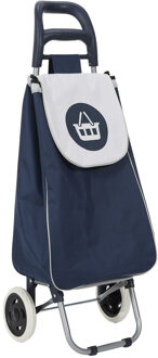 Benson Boodschappentrolley Wheeled - donkerblauw - 96 x 34 x 30 cm - 50 liter