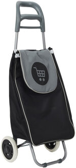Benson Boodschappentrolley Wheeled - zwart - 96 x 34 x 30 cm - 50 liter