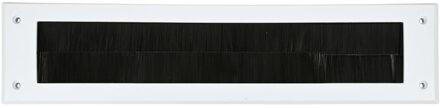Benson Brievenbusborstel - wit - kunststof - 340 x 79 x 7 mm - tochtwering/tochtafsluiter