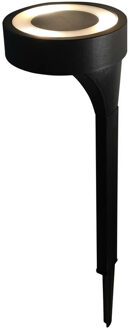 Benson Buiten lamp/solar verlichting - LED - 40 x 11 cm - tuin verlichting Zwart