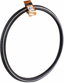 Benson Buitenband fiets - rubber - 28 inch x 1 1/2 - witte lijn
