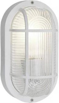 Benson Buitenlamp - ovaal - bulleye lamp - wit - E27 - waterdicht IP54