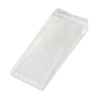 Benson Deurwig - 6x - flexibel rubber - 21 mm - stopper - transparant - deurstop