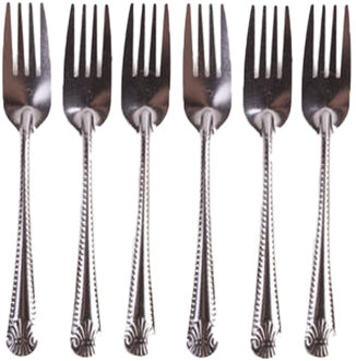 Benson diner vorken - 6x - RVS - 19 cm - tafelbestek