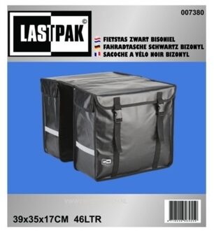 Benson Dubbele fietstassen - zwart - 46L - 39 x 35 x 17 cm - eenvoudig te monteren