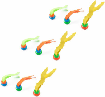 Benson Duikspeelgoed - 9x - zeewier - gekleurd - duik speeltjes