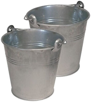 Benson Emmer / teil - 4x - van zink - met handvat - 12 liter